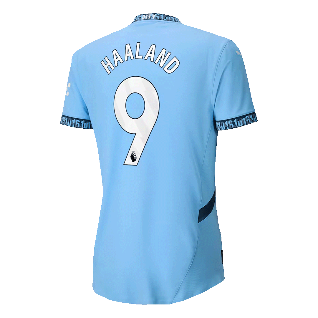 Player Version HAALAND #9 Manchester City Home Soccer Jersey 2024/25 Top Soccer Jerseys Store