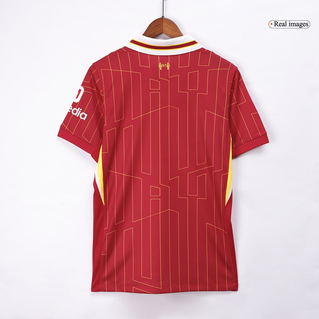 Luis Díaz #7 Liverpool Home Soccer Jersey 2024/25 Top Soccer Jerseys Store