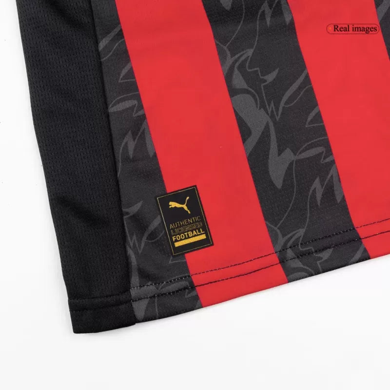 AC Milan Home Soccer Jersey Kit(Jersey+Shorts+Socks) 2025/26