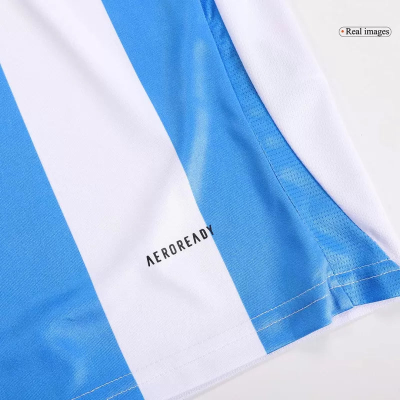 Argentina Home Kids Soccer Jerseys Kit Copa America 2024 Go Game Wear
