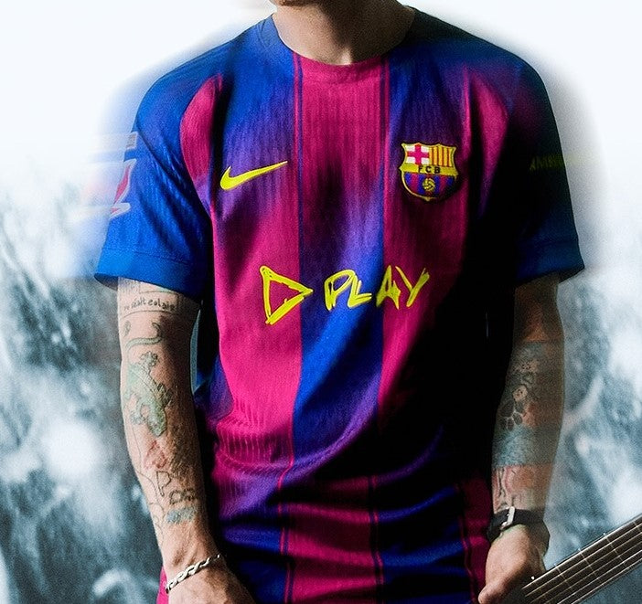 Barcelona x Spotify playlist Soccer Jersey 2025/26 Ed Sheeran
