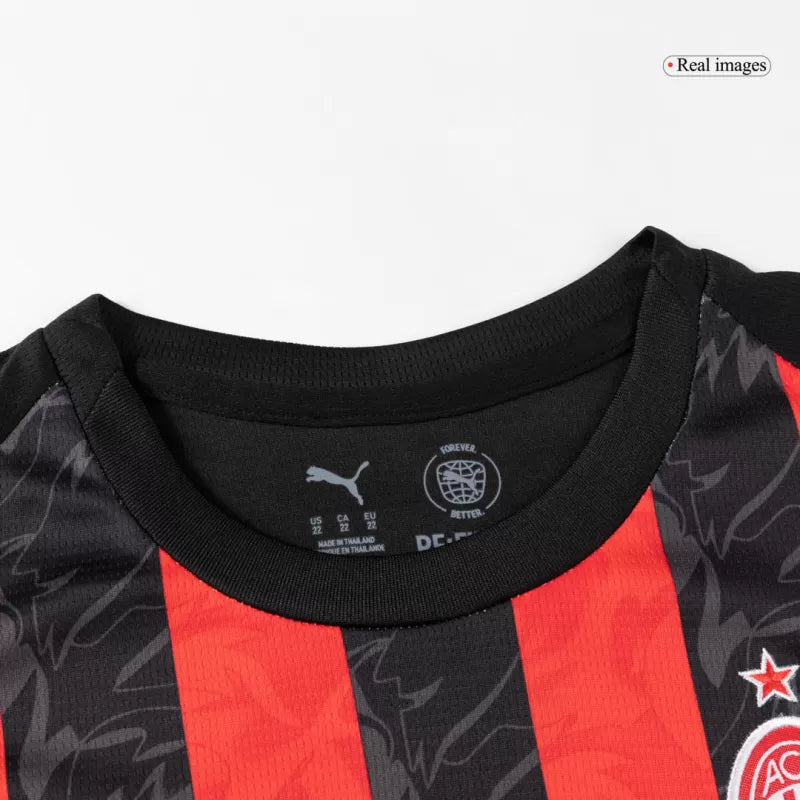Kid's AC Milan Home Soccer Jersey Kit(Jersey+Shorts) 2025/26