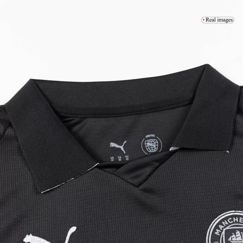 Kid's Manchester City Away Soccer Jersey Kit(Jersey+Shorts) 2025/26 Go Game Wear