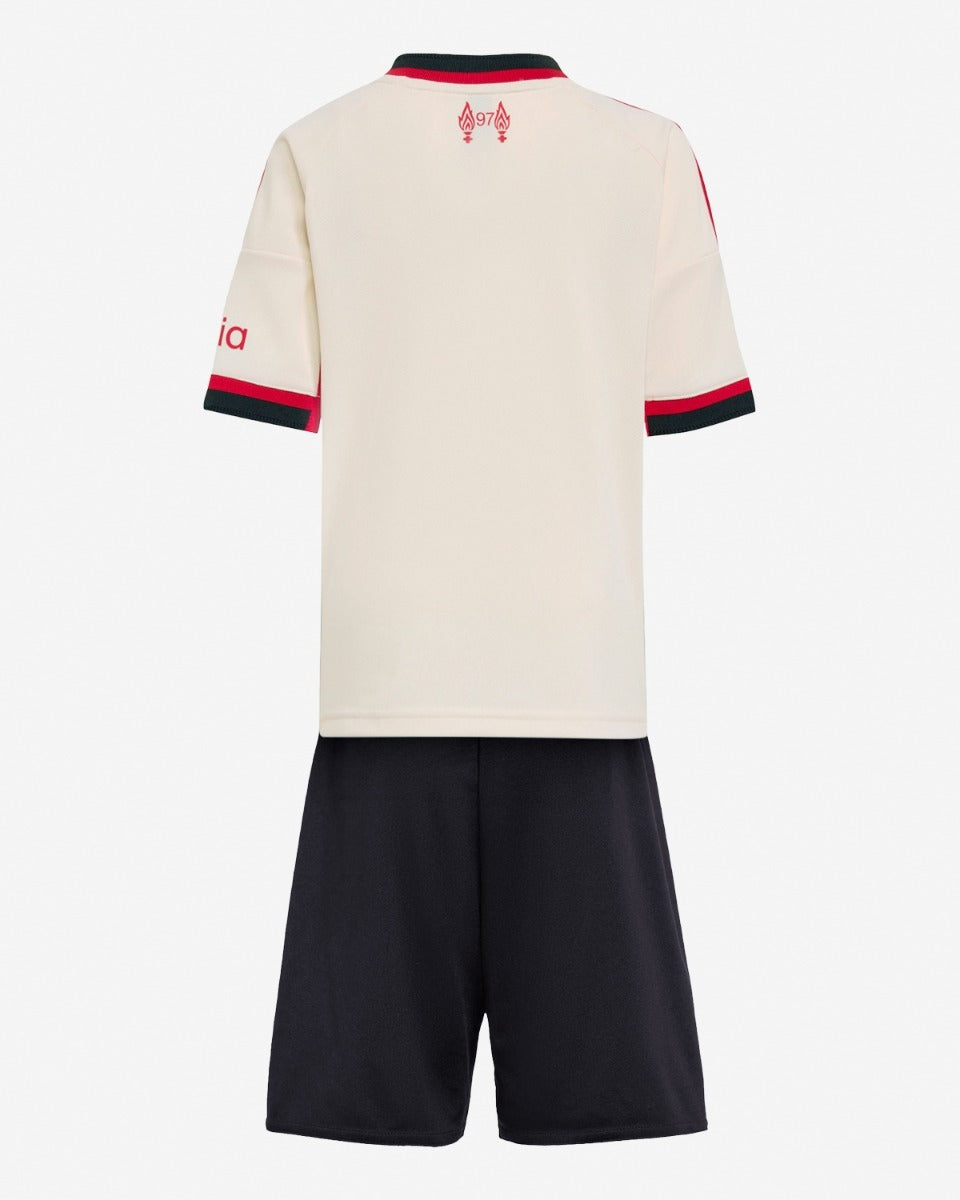 Liverpool Kids Away Soccer Jersey 2025/26 (Jersey+Shorts) Top Soccer Jerseys Store