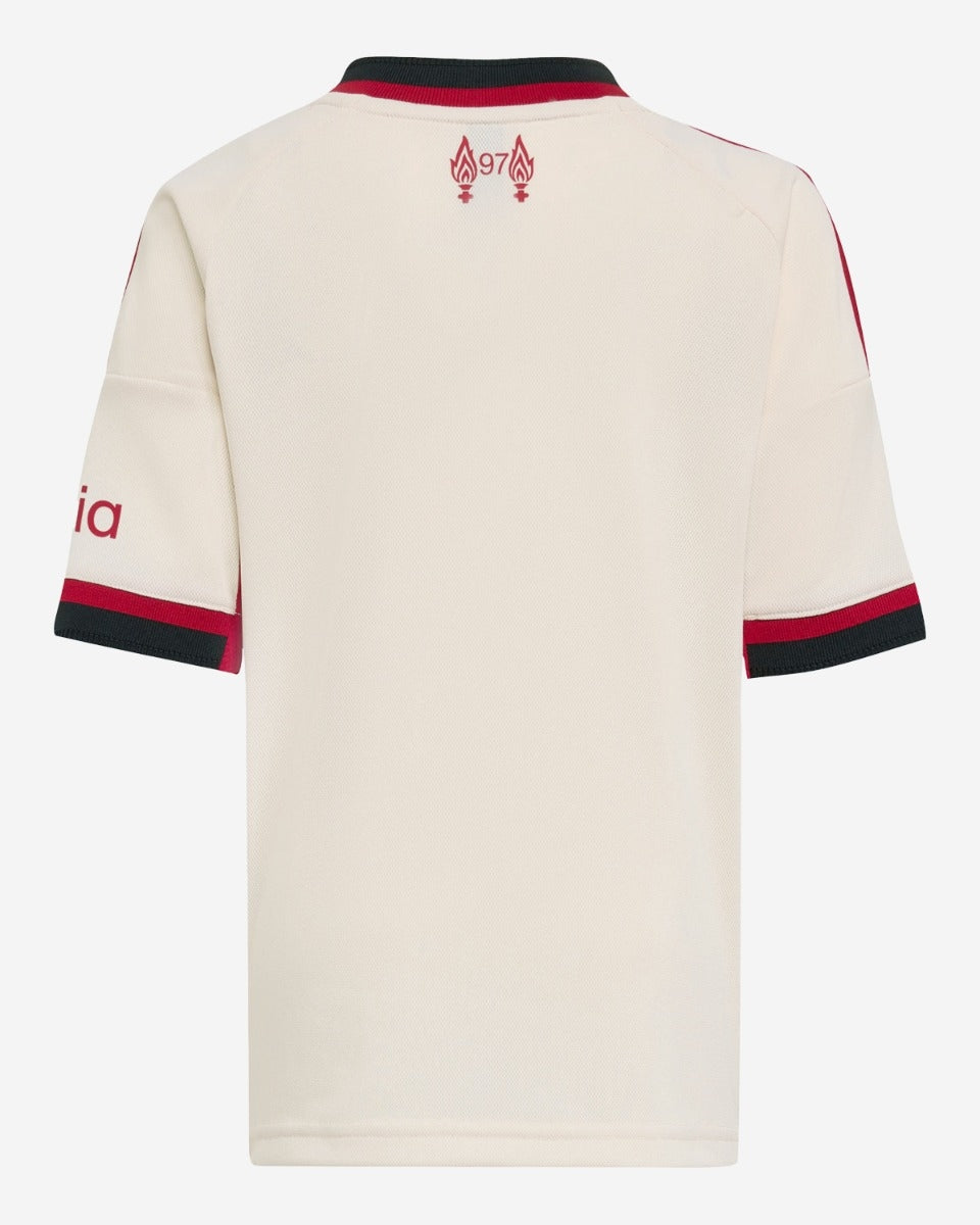 Liverpool Kids Away Soccer Jersey 2025/26 (Jersey+Shorts) Top Soccer Jerseys Store