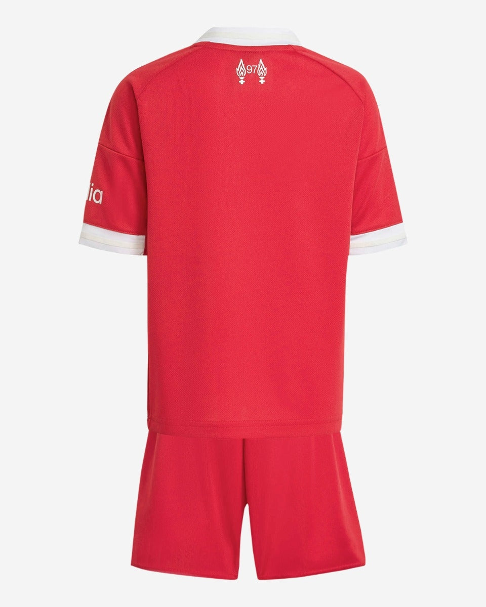 Liverpool Kids Home Soccer Jersey 2025/26 (Jersey+Shorts) Top Soccer Jerseys Store