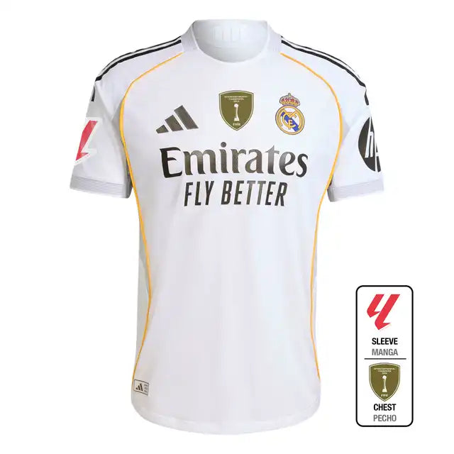 Player Version Real Madrid Home Soccer Jersey 2025/26 Top Soccer Jerseys Store