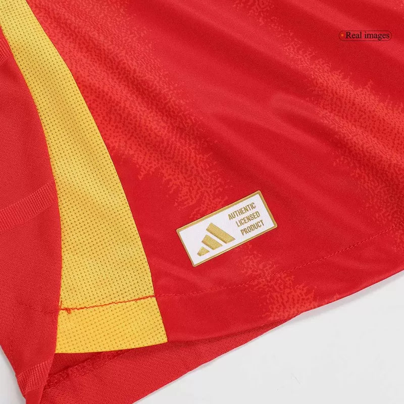 Player Version LAMINE YAMAL #19 Spain Home Soccer Jersey Euro 2024 Go Game Wear
