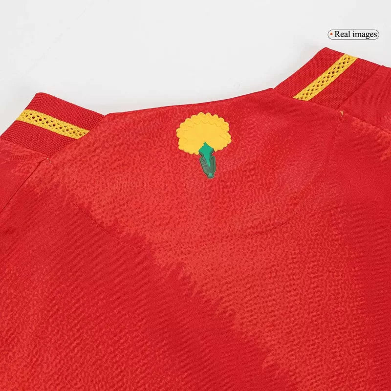 Player Version LAMINE YAMAL #19 Spain Home Soccer Jersey Euro 2024 Go Game Wear