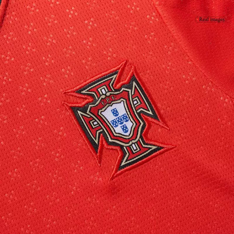 Portugal Home Soccer Jerseys Kids Kit 2025 topsoccerjerseys.com