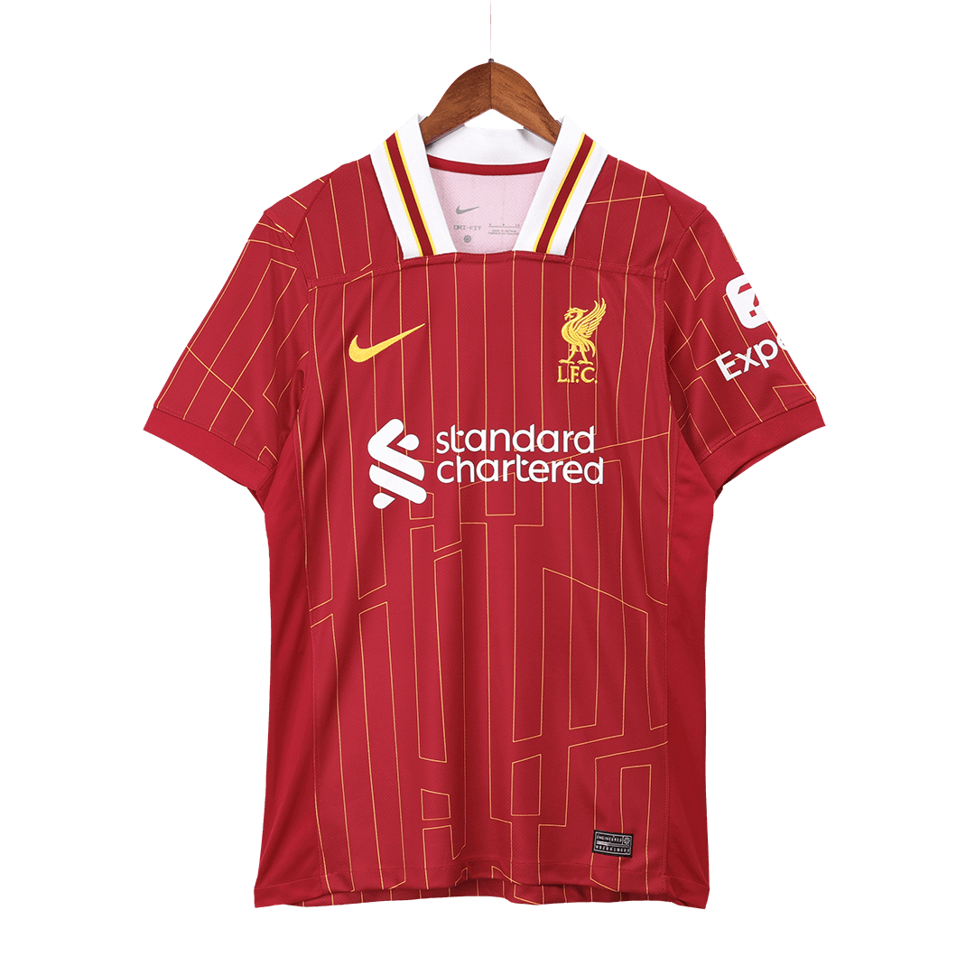 Luis Díaz #7 Liverpool Home Soccer Jersey 2024/25 - UCL Top Soccer Jerseys Store