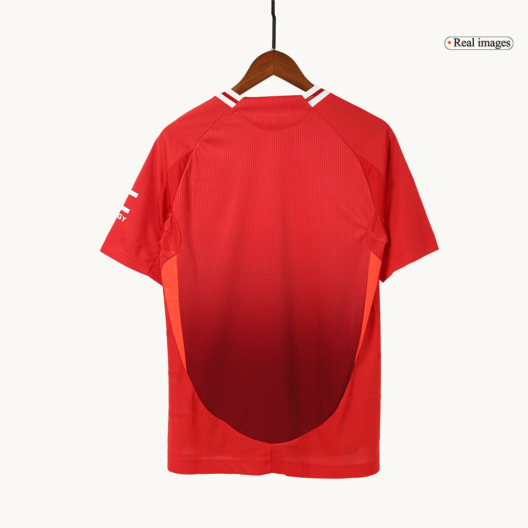 Player Version Manchester United Home Soccer Jersey Kit(Jersey+Shorts) 2024/25 Top Soccer Jerseys Store