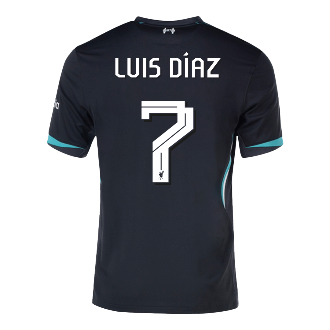 LUIS DÍAZ #7 Liverpool Away Soccer Jersey 2024/25 - UCL Top Soccer Jerseys Store