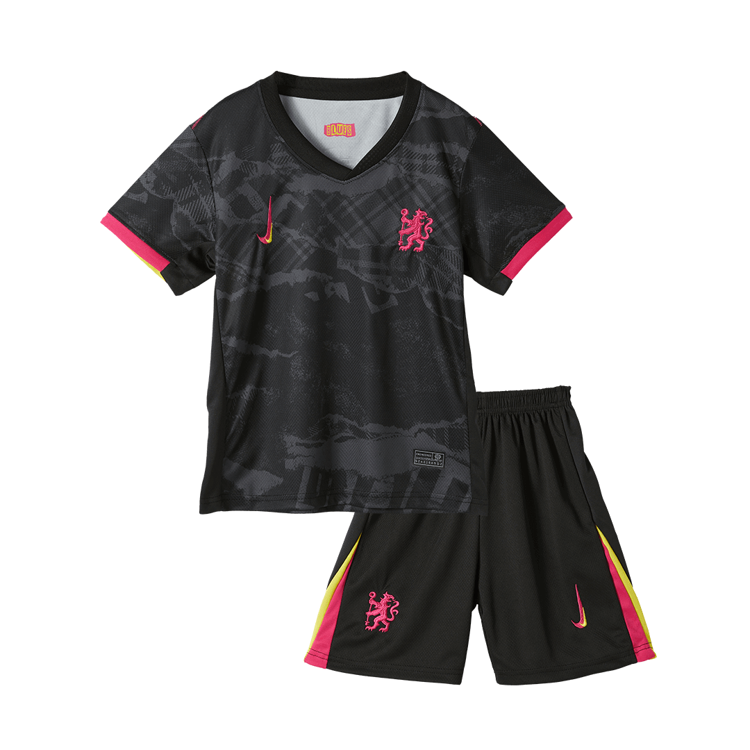 Kid's Chelsea Third Away Soccer Jersey Kit(Jersey+Shorts) 2024/25 Top Soccer Jerseys Store