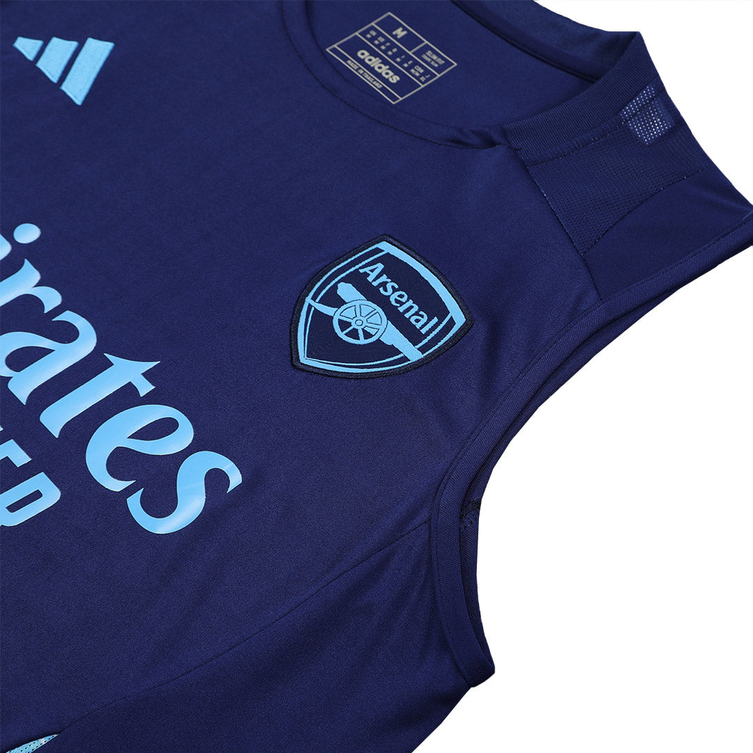 Arsenal Pre-Match Soccer Jersey Vest Kit(Jersey+Shorts) 2024/25 Top Soccer Jerseys Store