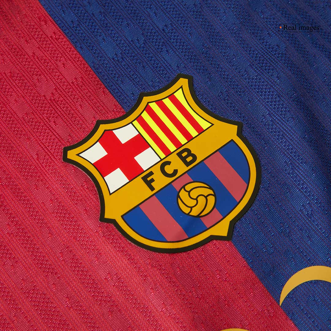Player Version Barcelona Home Soccer Jersey 2024/25 - COLDPLAY Top Soccer Jerseys Store