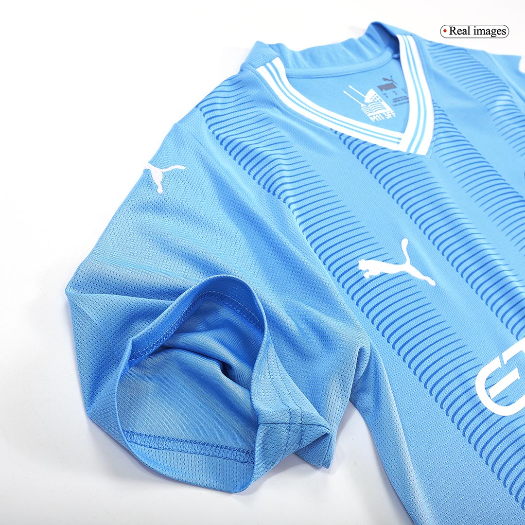 J.ALVAREZ #19 Manchester City Home Soccer Jersey 2023/24 Top Soccer Jerseys Store