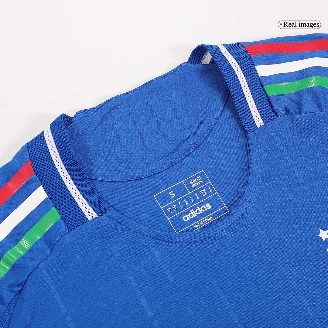 Player Version CHIESA #14 Italy Home Soccer Jersey Euro 2024 Top Soccer Jerseys Store