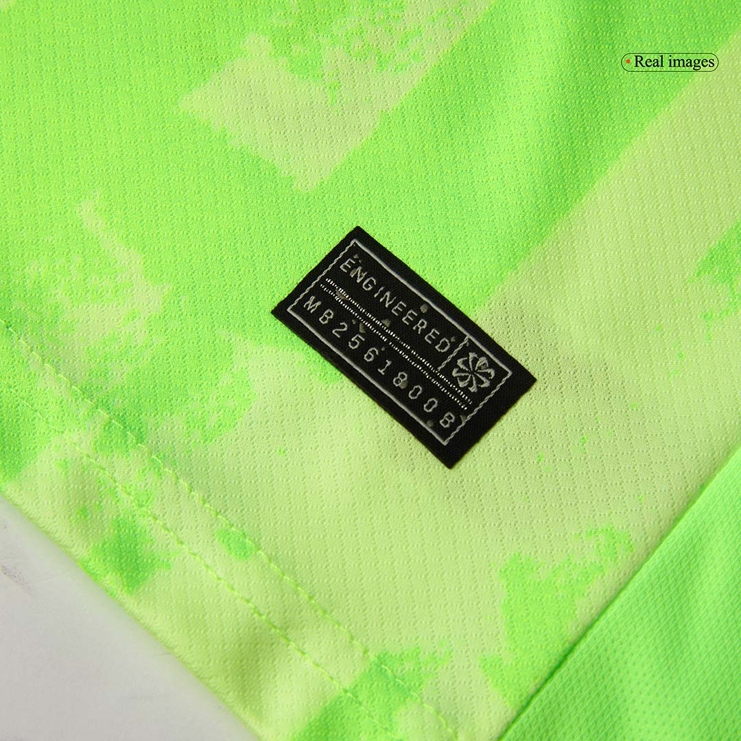 Kid's Barcelona Third Away Soccer Jersey Kit(Jersey+Shorts+Socks) 2024/25- UCL (Spotify Logo Without Text) Top Soccer Jerseys Store