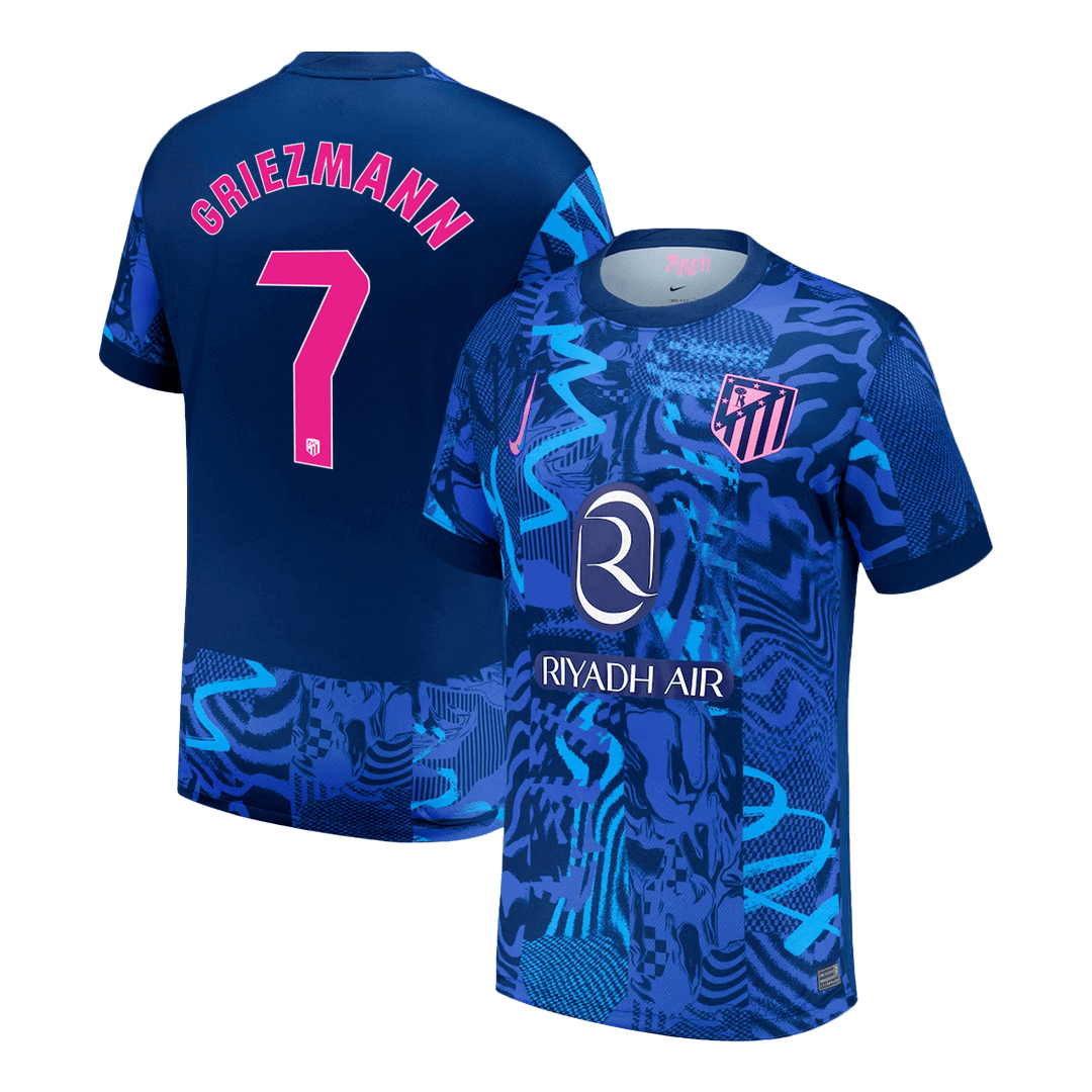 GRIEZMANN #7 Atletico Madrid Third Away Soccer Jersey 2024/25 Top Soccer Jerseys Store