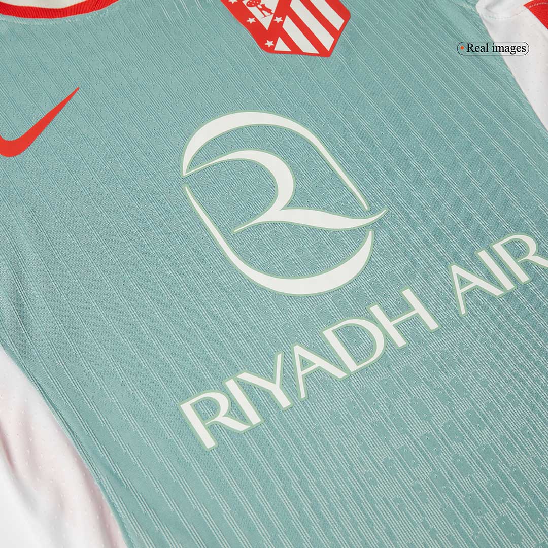 Player Version J.ALVAREZ #19 Atletico Madrid Away Soccer Jersey 2024/25 Top Soccer Jerseys Store
