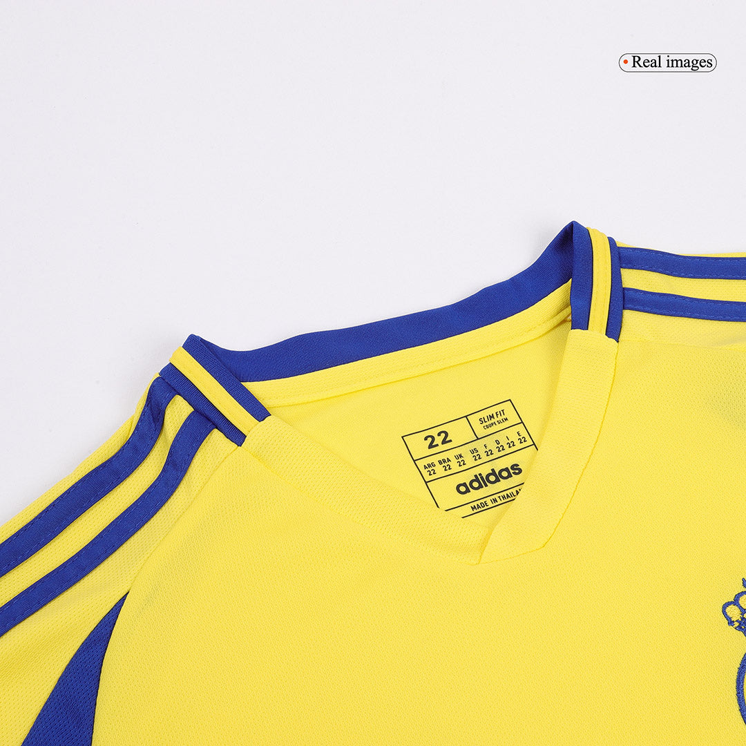Kid's RONALDO #7 Al Nassr Home Soccer Jersey Kit(Jersey+Shorts+Socks) 2024/25 - ACL Top Soccer Jerseys Store
