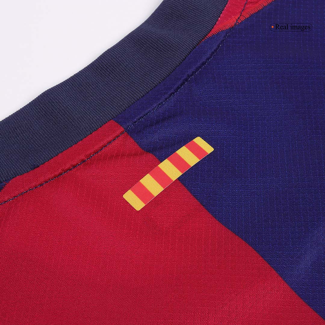 LAMINE YAMAL #19 Barcelona Home Soccer Jersey 2024/25- Spotify Logo Without Text Top Soccer Jerseys Store