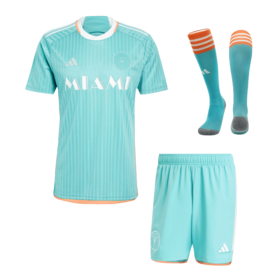 Inter Miami CF Third Away Soccer Jersey Kit(Jersey+Shorts+Socks) 2024 Top Soccer Jerseys Store