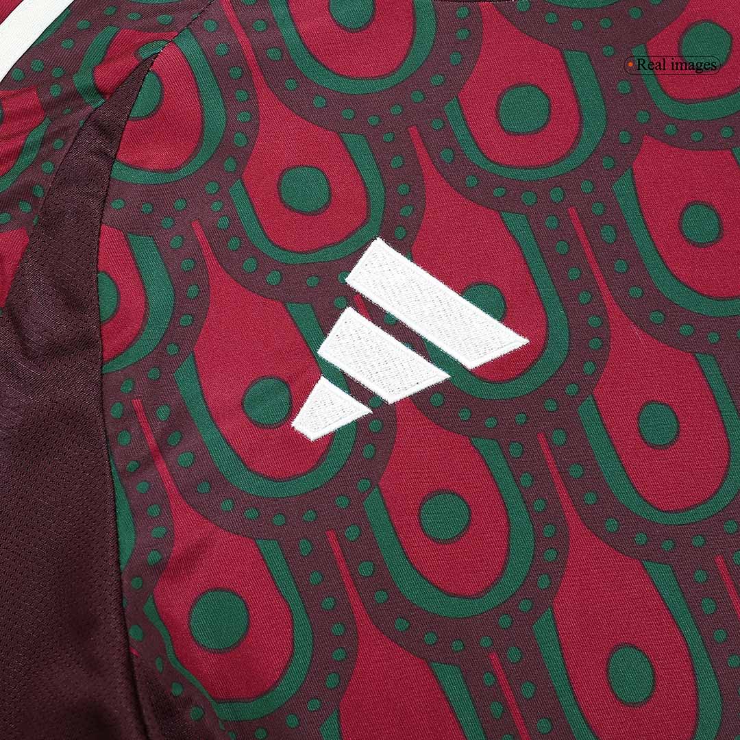 Men's Mexico Home Long Sleeve Soccer Jersey Copa América 2024 Top Soccer Jerseys Store