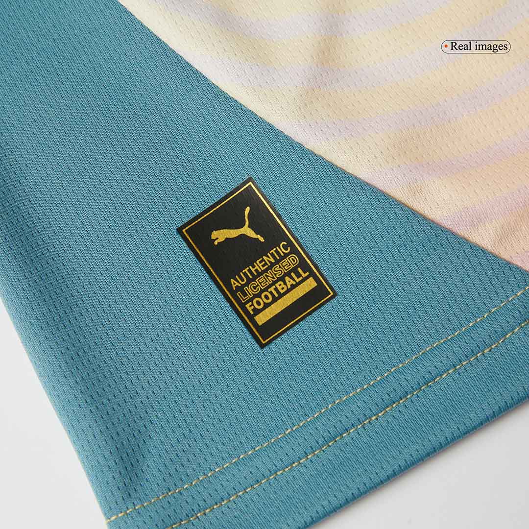 Manchester City Fourth Away Soccer Jersey Kit(Jersey+Shorts) 2024/25 - Definitely City Top Soccer Jerseys Store