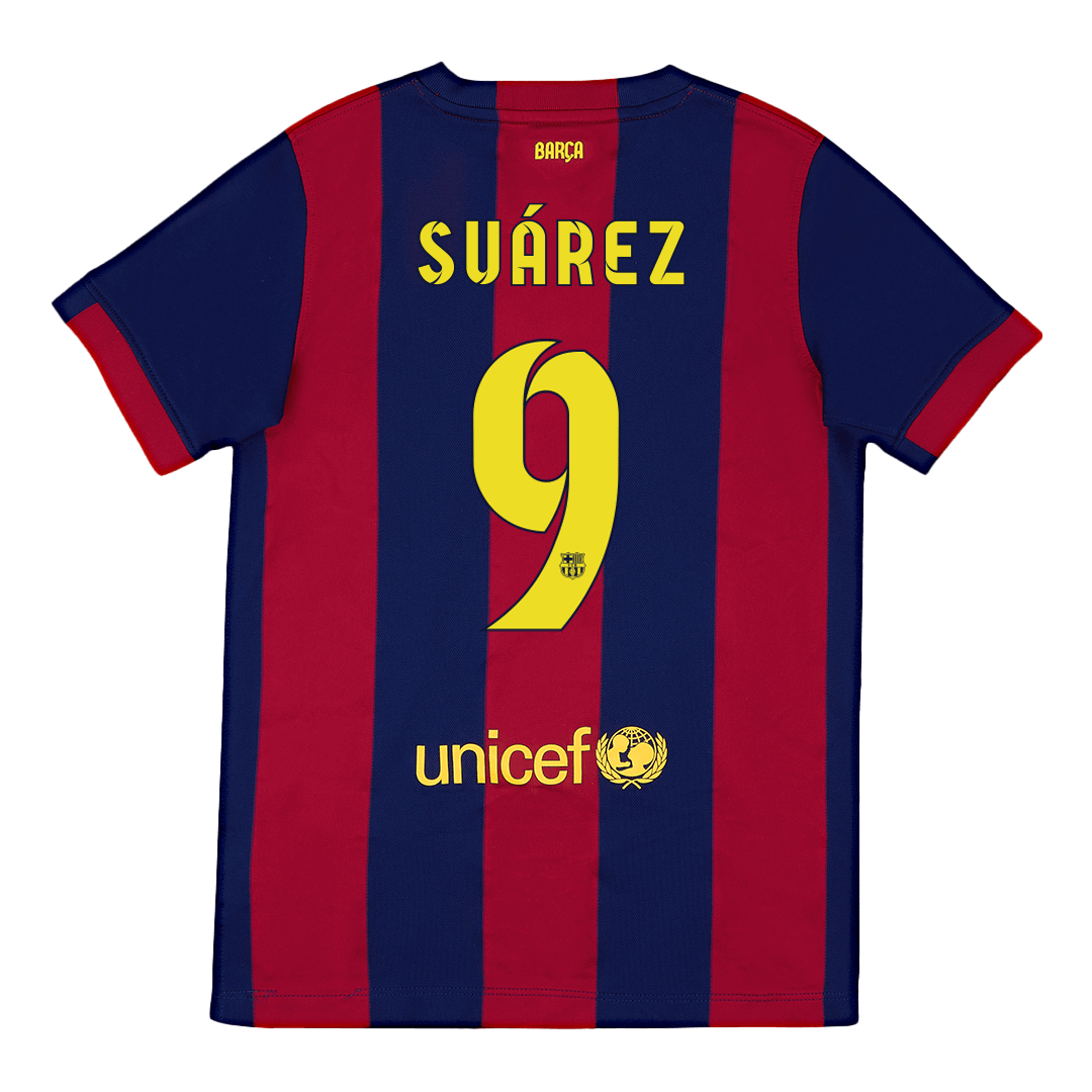 Retro Suárez #9 2014/15 Barcelona Home Soccer Jersey Top Soccer Jerseys Store