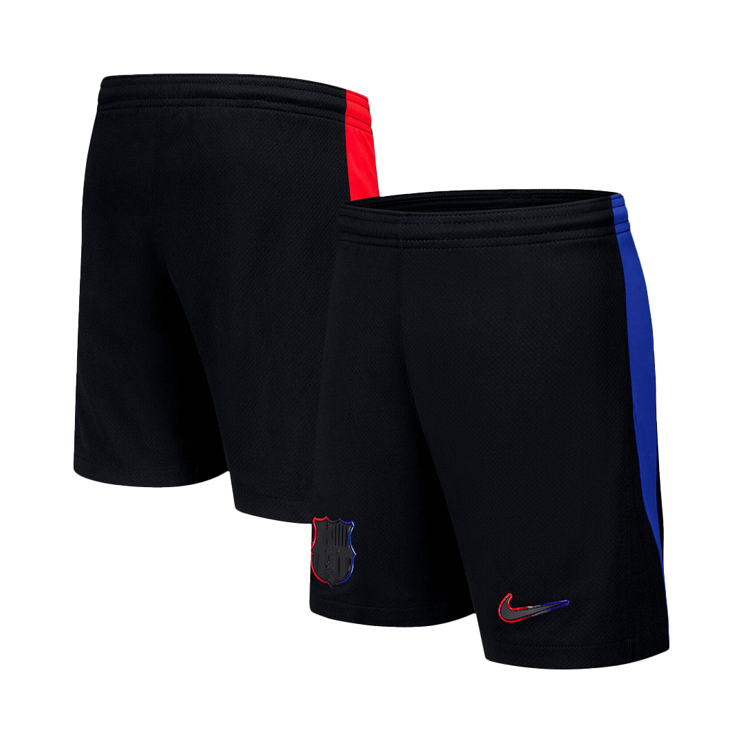 Barcelona Away Soccer Jersey Kit(Jersey+Shorts) 2024/25 - Spotify Logo Without Text Top Soccer Jerseys Store