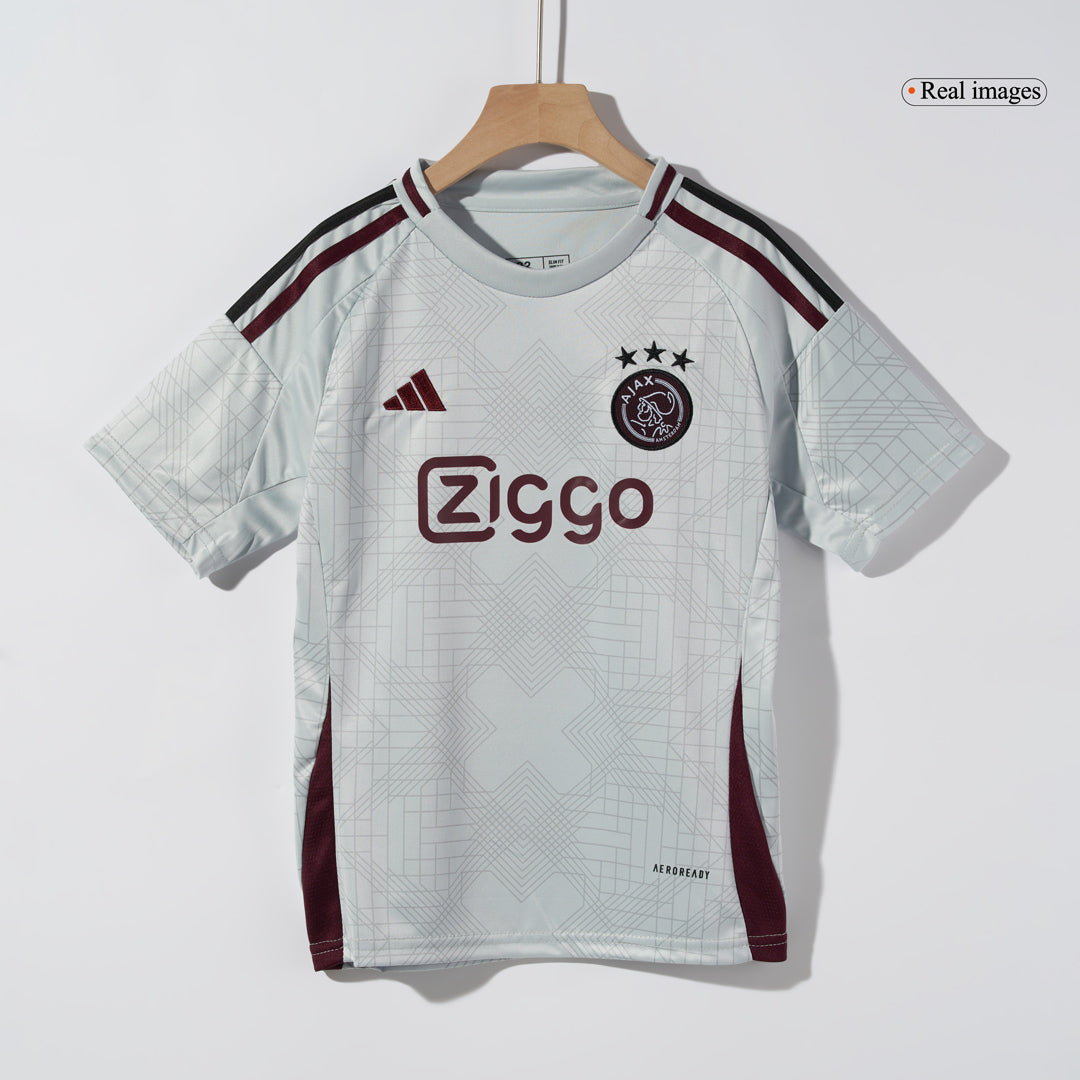 Kid's Ajax Third Away Soccer Jersey Kit(Jersey+Shorts) 2024/25 Top Soccer Jerseys Store