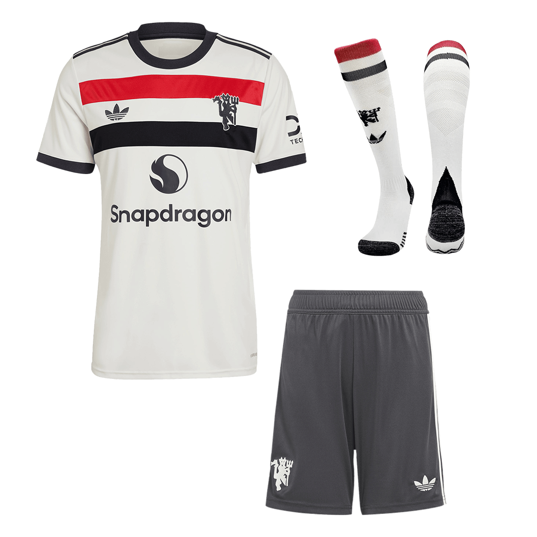 Manchester United Third Away Soccer Jersey Kit(Jersey+Shorts+Socks) 2024/25 Top Soccer Jerseys Store