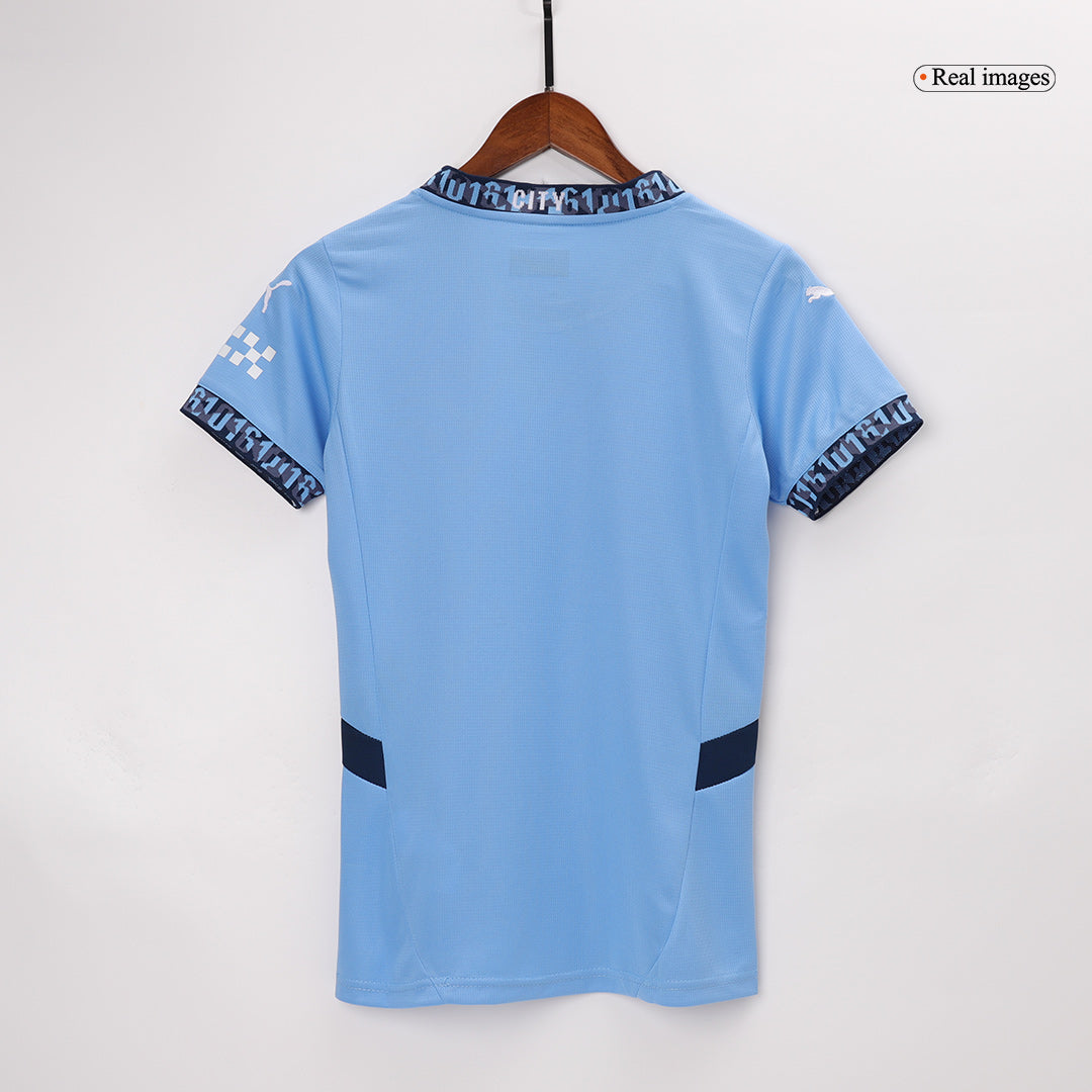Women's Manchester City Home Soccer Jersey 2024/25 Top Soccer Jerseys Store