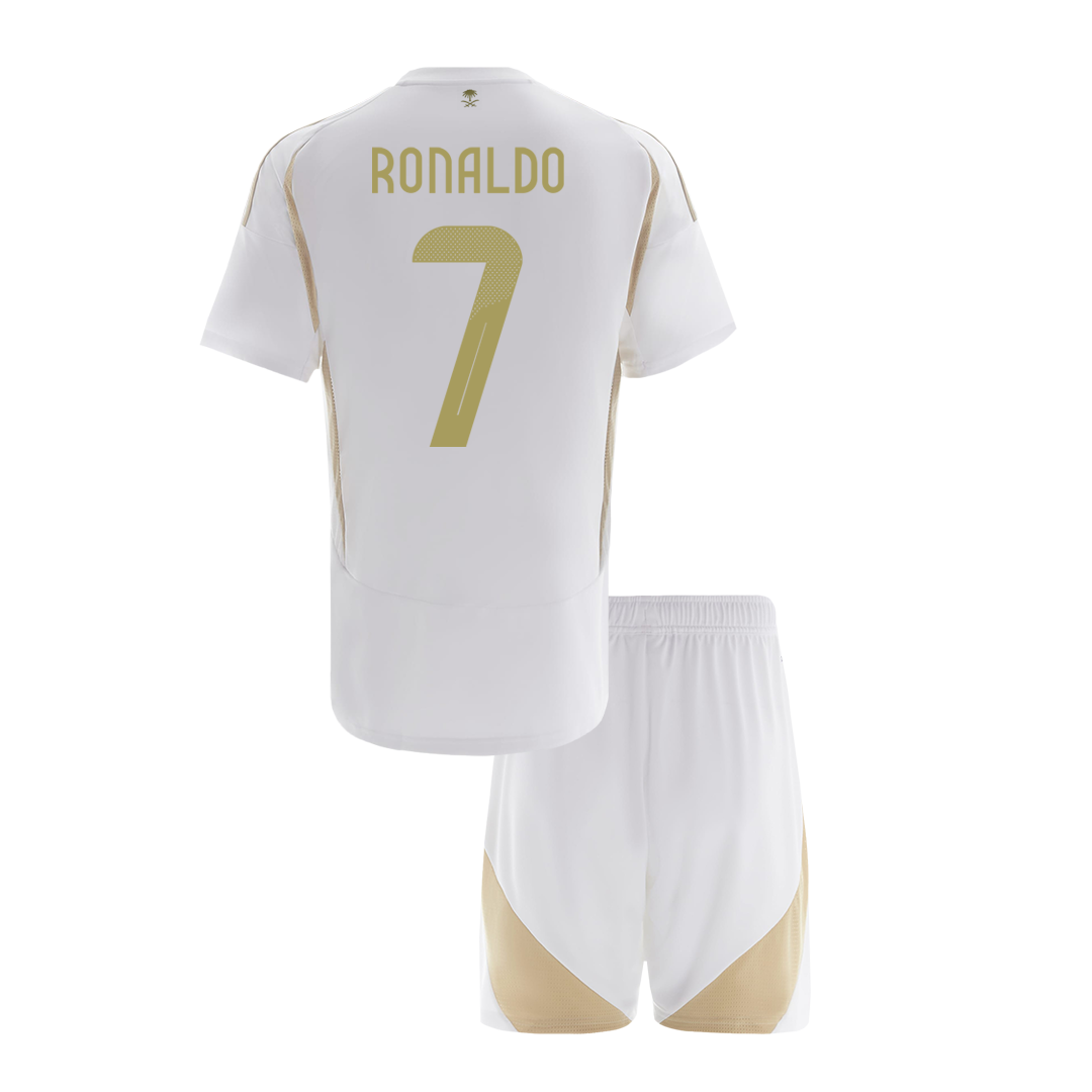 Kid's RONALDO #7 Al Nassr Third Away Soccer Jersey Kit(Jersey+Shorts) 2024/25 - ACL Top Soccer Jerseys Store
