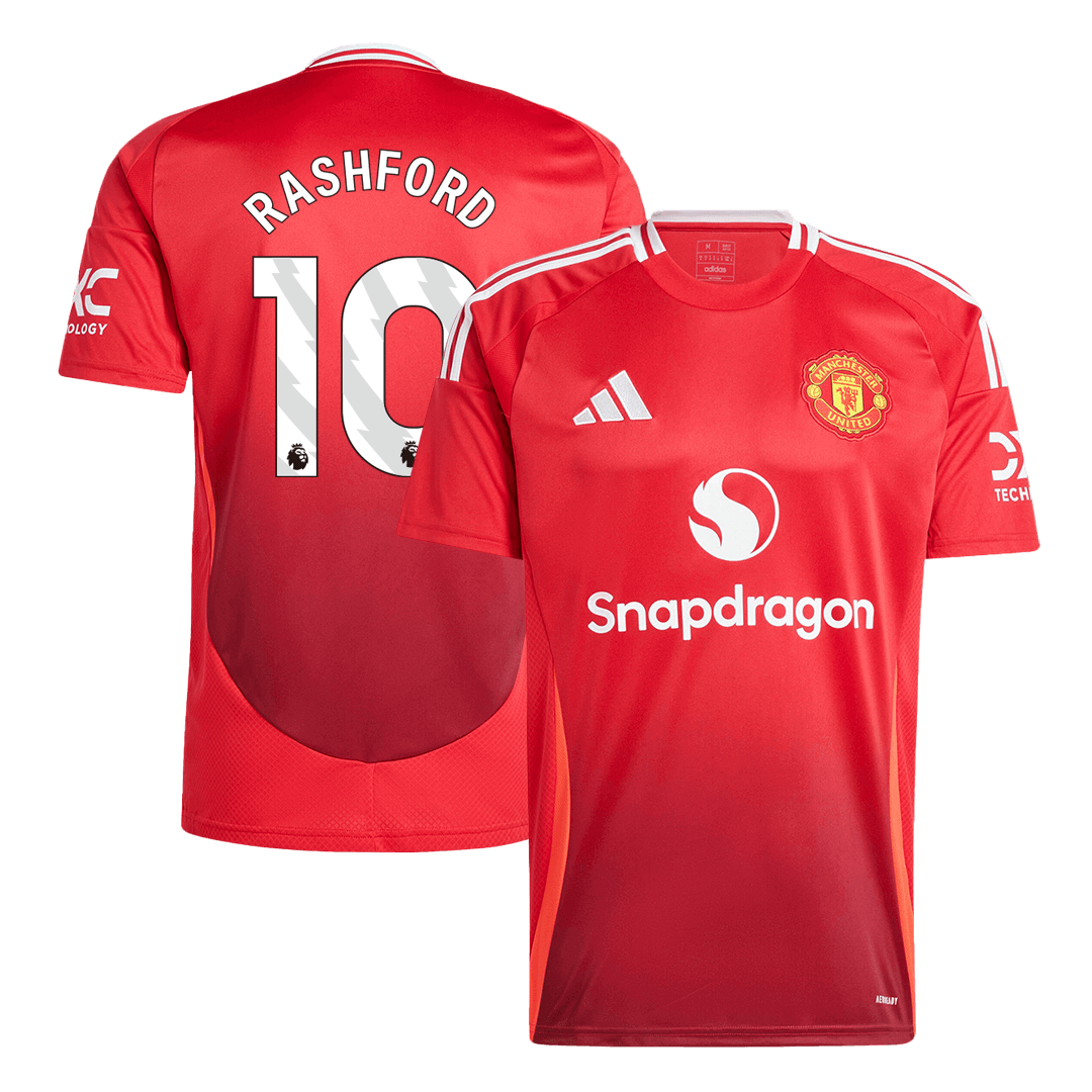 RASHFORD #10 Manchester United Home Soccer Jersey 2024/25 Top Soccer Jerseys Store