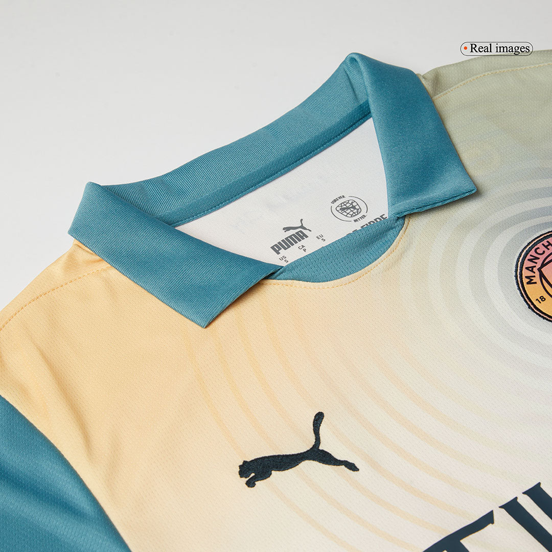 Manchester City Fourth Away Soccer Jersey Kit(Jersey+Shorts) 2024/25 - Definitely City Top Soccer Jerseys Store