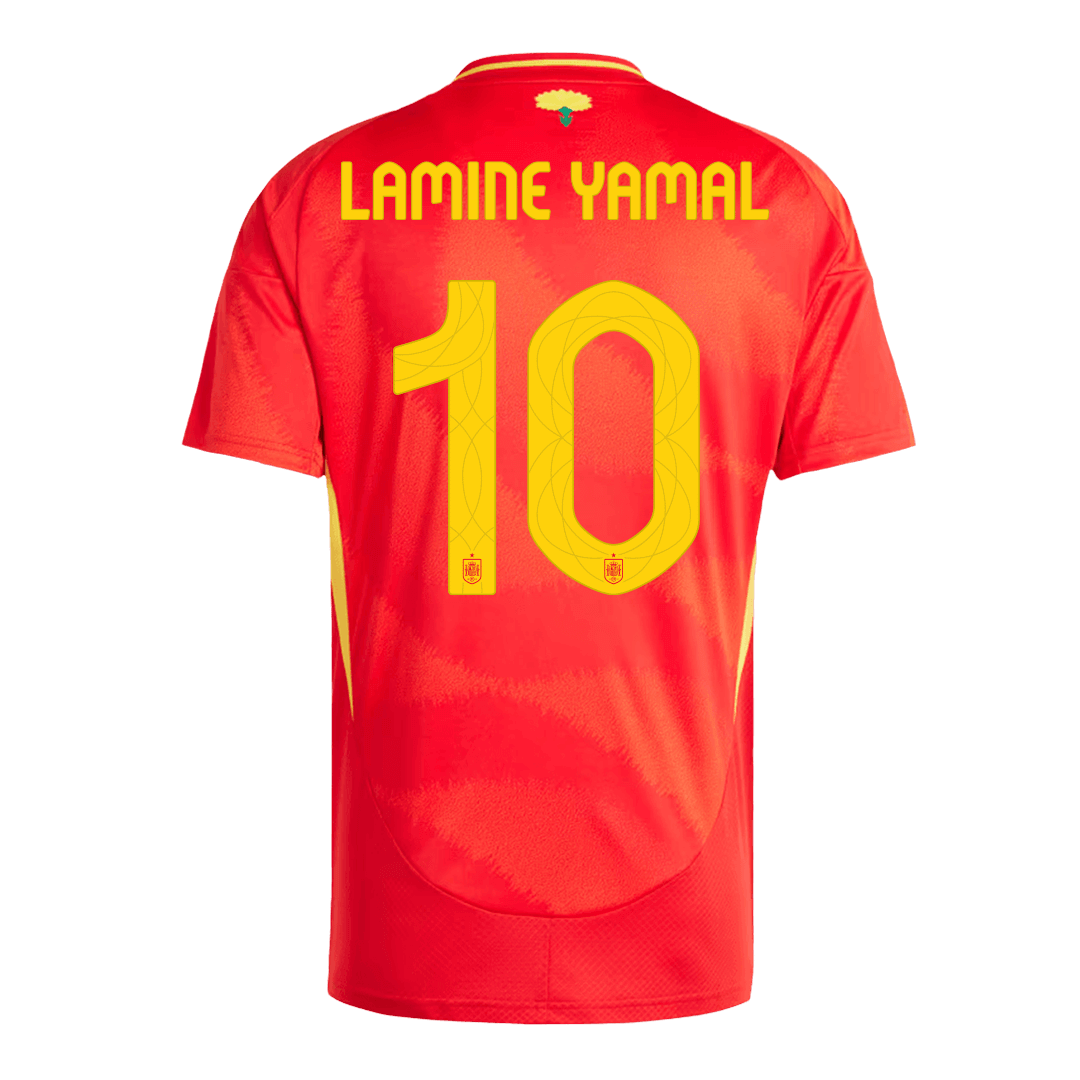 LAMINE YAMAL #10 Spain Home Soccer Jersey Euro 2024 Top Soccer Jerseys Store