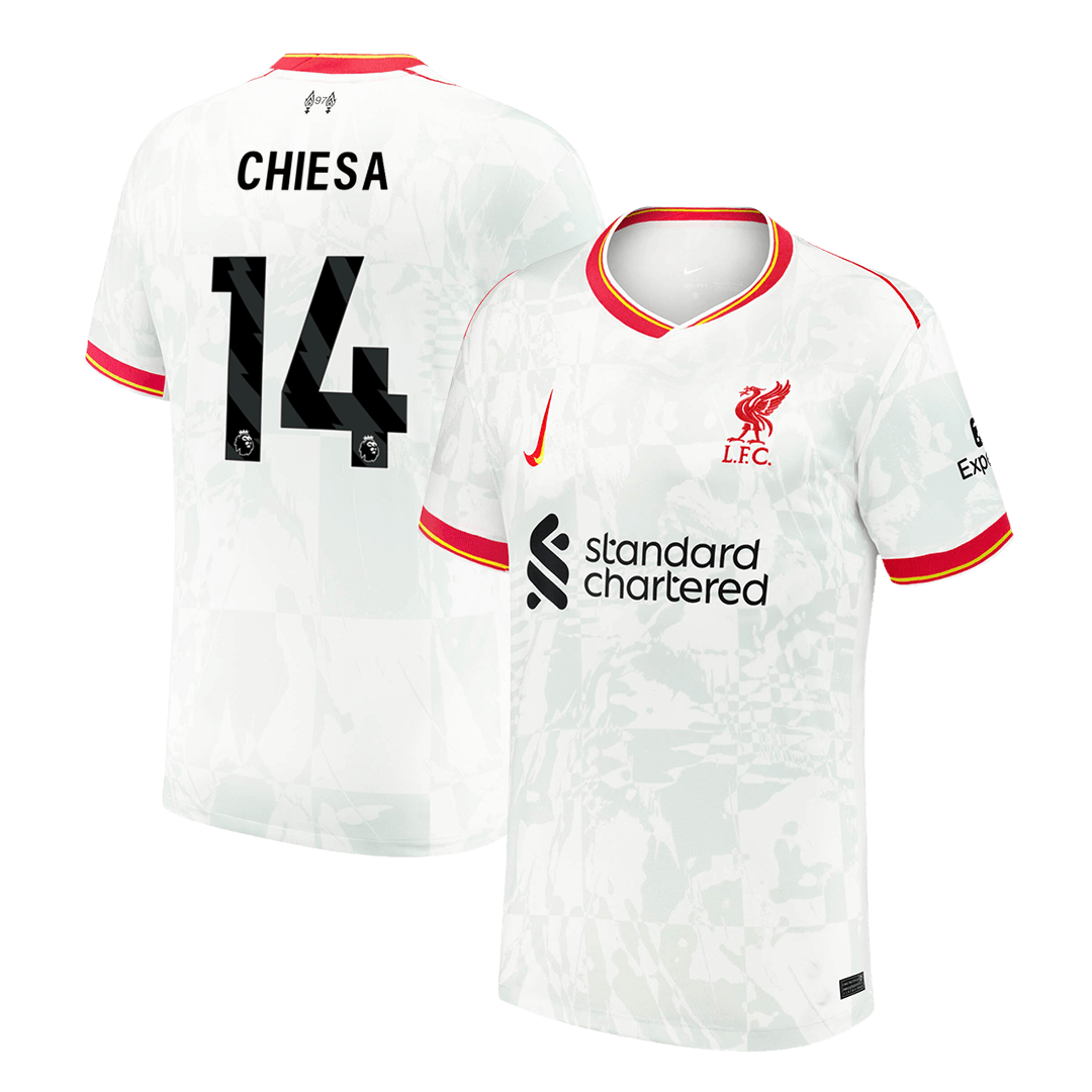 CHIESA #14 Liverpool Third Away Soccer Jersey 2024/25 Top Soccer Jerseys Store