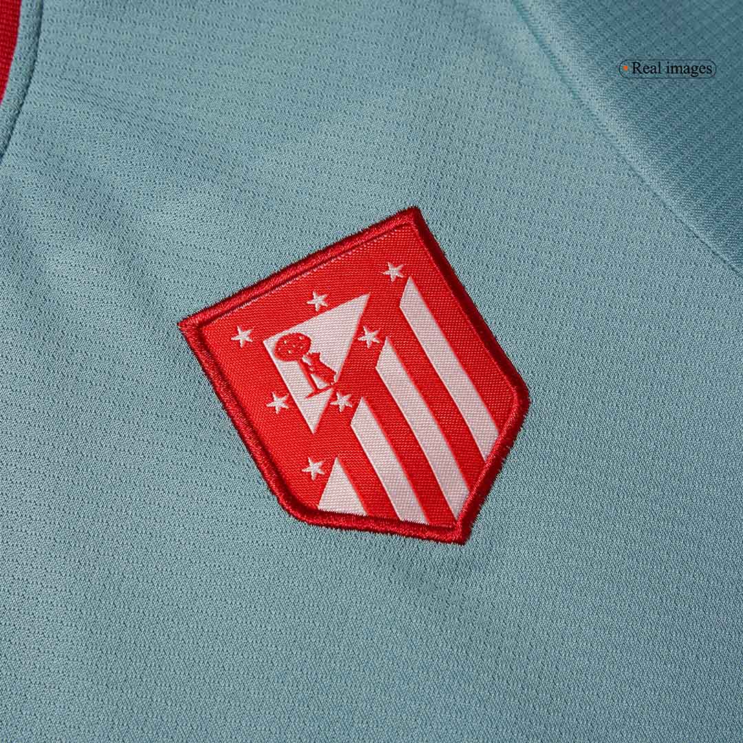 Kid's Atletico Madrid Away Soccer Jersey Kit(Jersey+Shorts+Socks) 2024/25 Top Soccer Jerseys Store