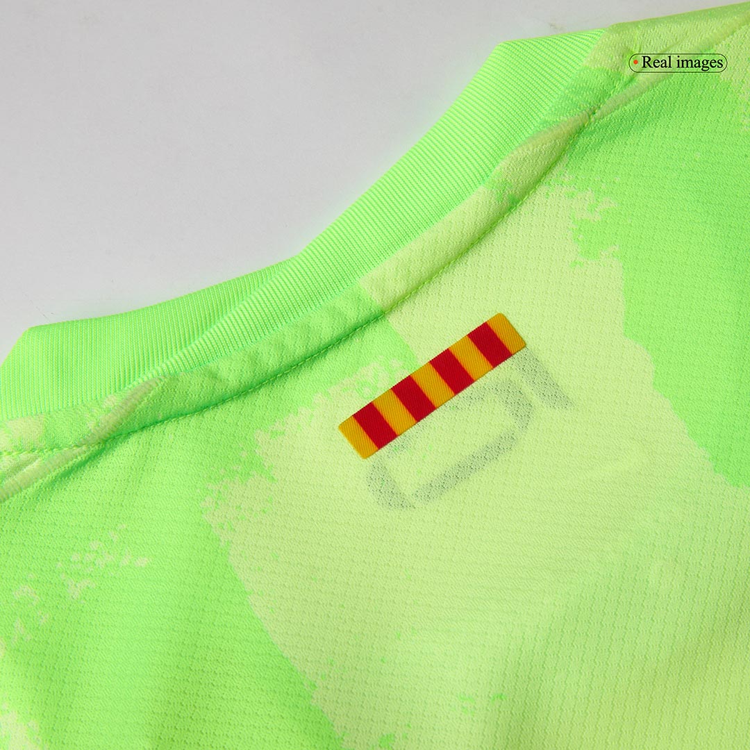 Barcelona Third Away Soccer Jersey Kit(Jersey+Shorts) 2024/25 - (Spotify Logo Without Text) Top Soccer Jerseys Store