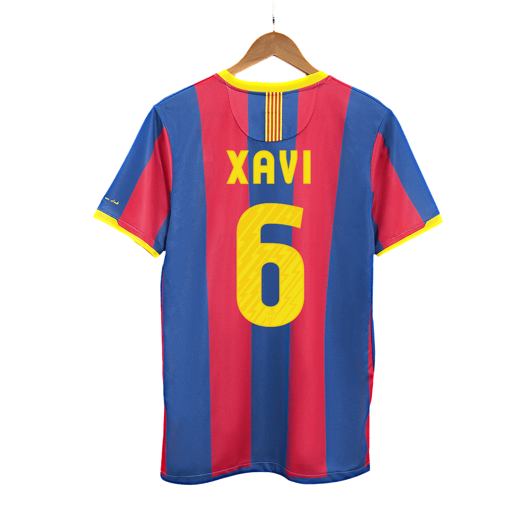 Retro XAVI #6 2010/11 Barcelona Home Soccer Jersey Top Soccer Jerseys Store