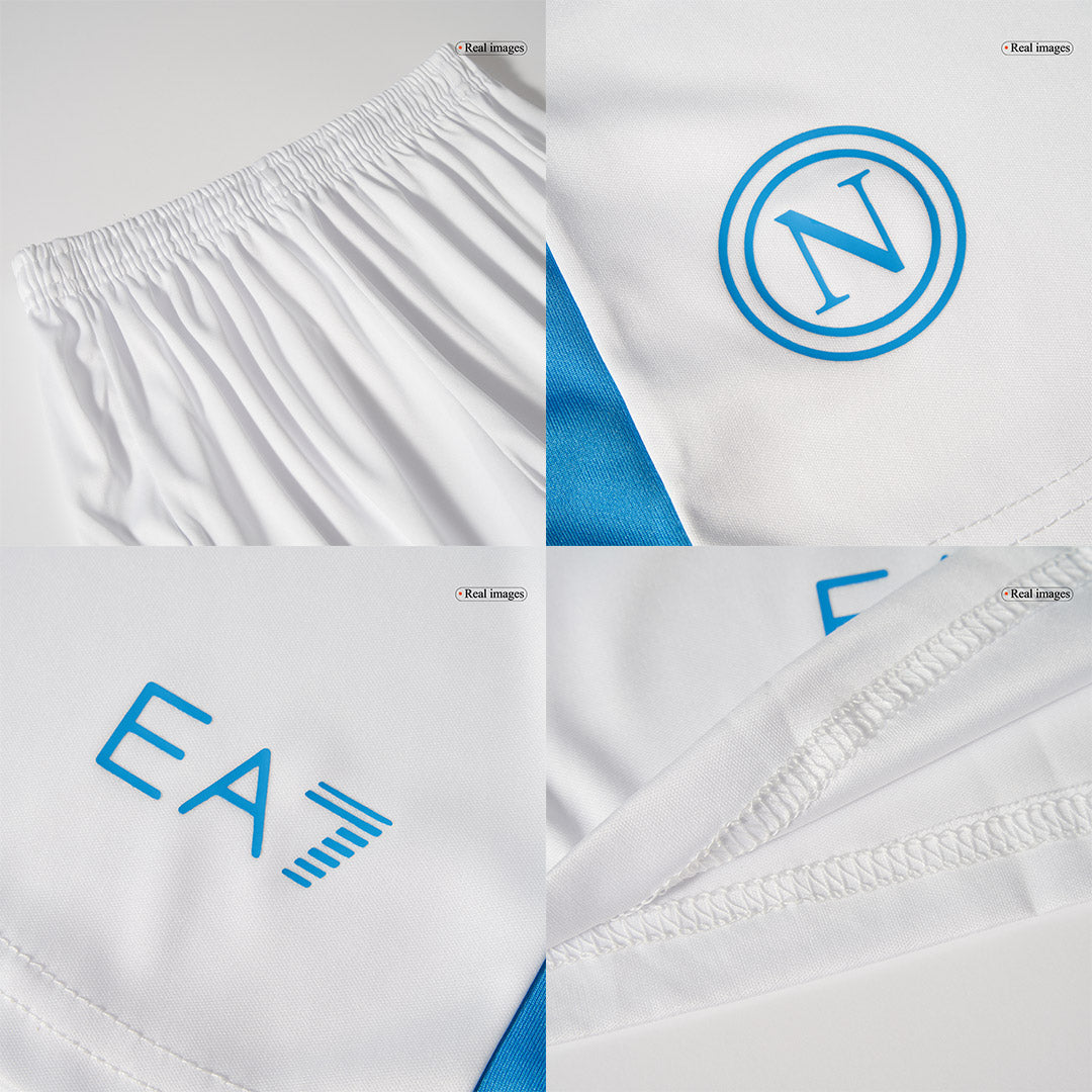 Kid's Napoli Home Soccer Jersey Kit(Jersey+Shorts) 2024/25 Top Soccer Jerseys Store