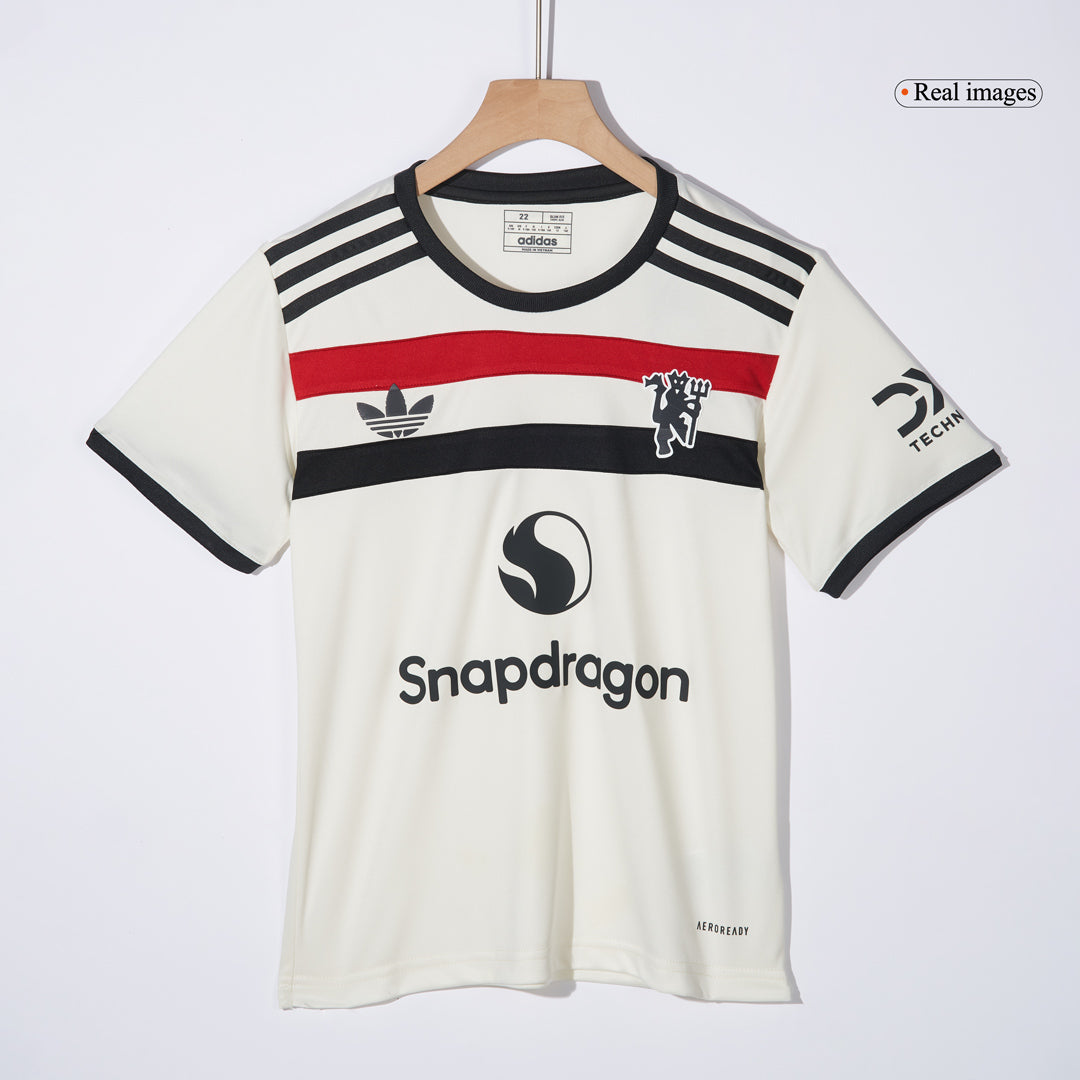 Kid's Manchester United Third Away Soccer Jersey Kit(Jersey+Shorts) 2024/25 Top Soccer Jerseys Store