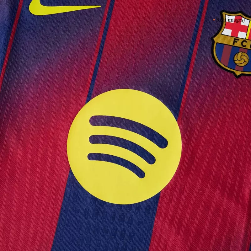 LAMINE YAMAL #10 Barcelona Home Soccer Jersey 2025/26- Kopa Trophy Edition