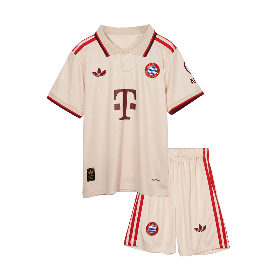 Kid's Bayern Munich Third Away Soccer Jersey Kit(Jersey+Shorts) 2024/25 - UCL Top Soccer Jerseys Store