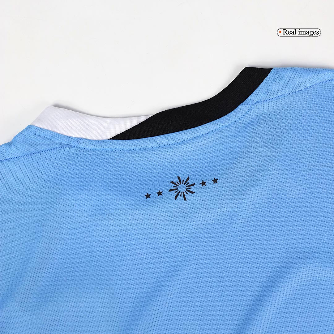 Men's Uruguay Home Soccer Jersey Copa América 2024 topsoccerjerseys.com