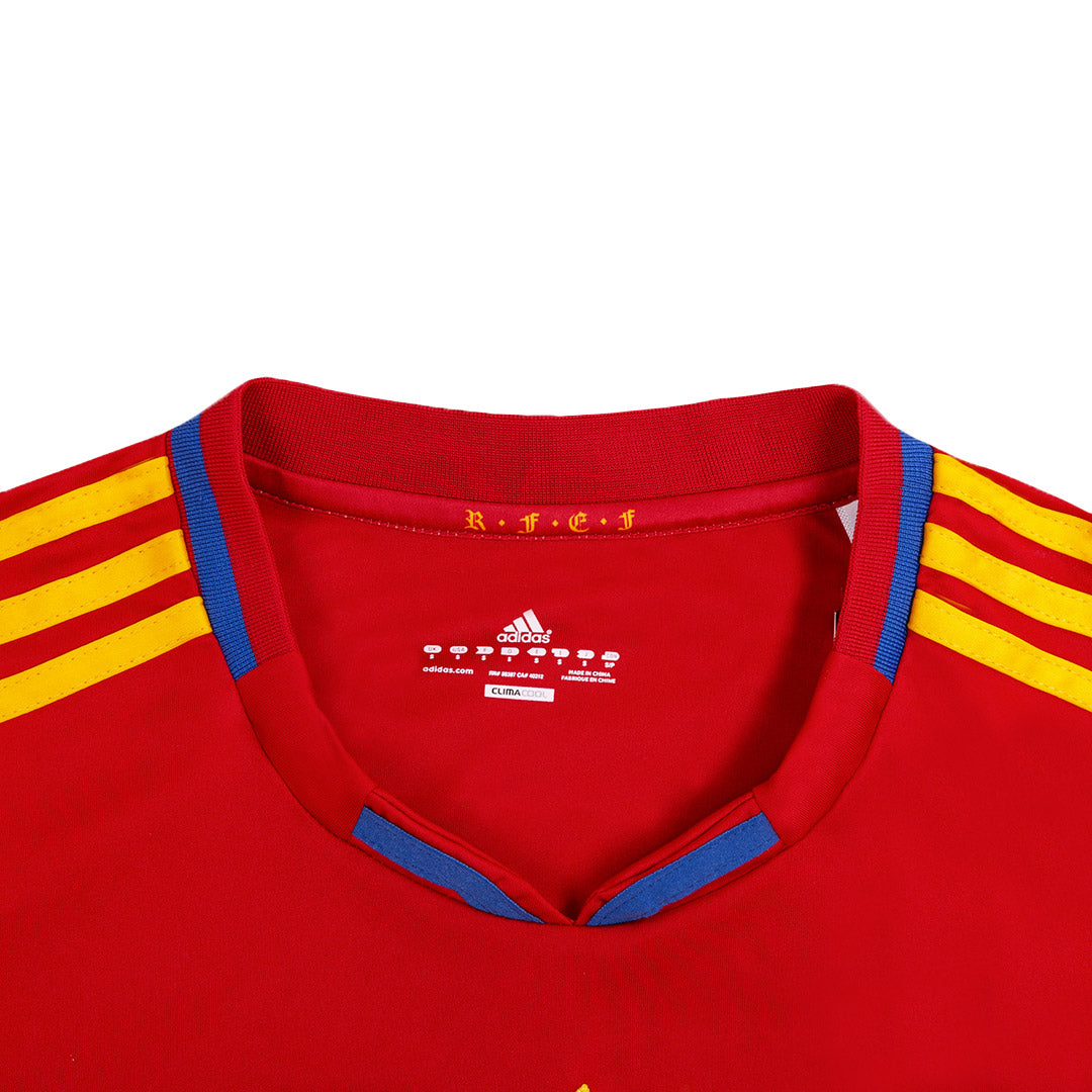 Retro XAVI #8 2010 Spain Home Soccer Jersey Top Soccer Jerseys Store