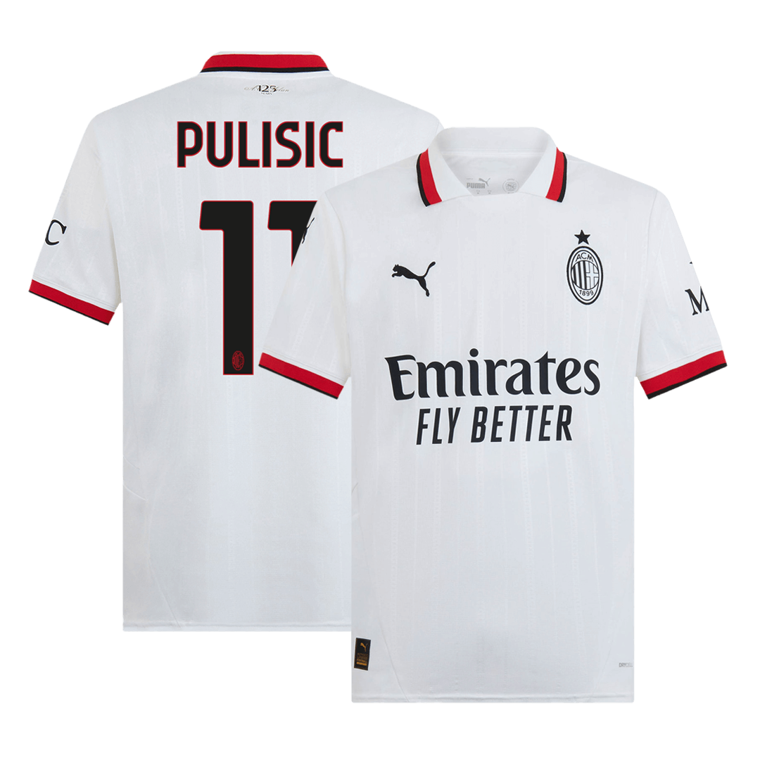 PULISIC #11 AC Milan Away Soccer Jersey 2024/25 Top Soccer Jerseys Store